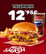 Hamburguesa + complemento + bebida por 12,95€