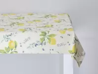 MANTEL LEMON 140X140 ANTIMANCHAS RESINADO
