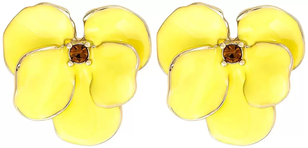 Ohrstecker - Yellow Flow...