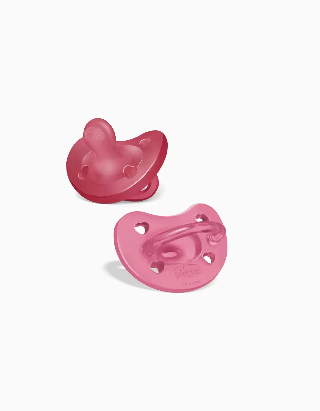 2 Chicco Physio Soft Soothers 16-36M, Pink