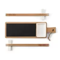 Juego 7 piezas sushi 9x28 cm Pengo