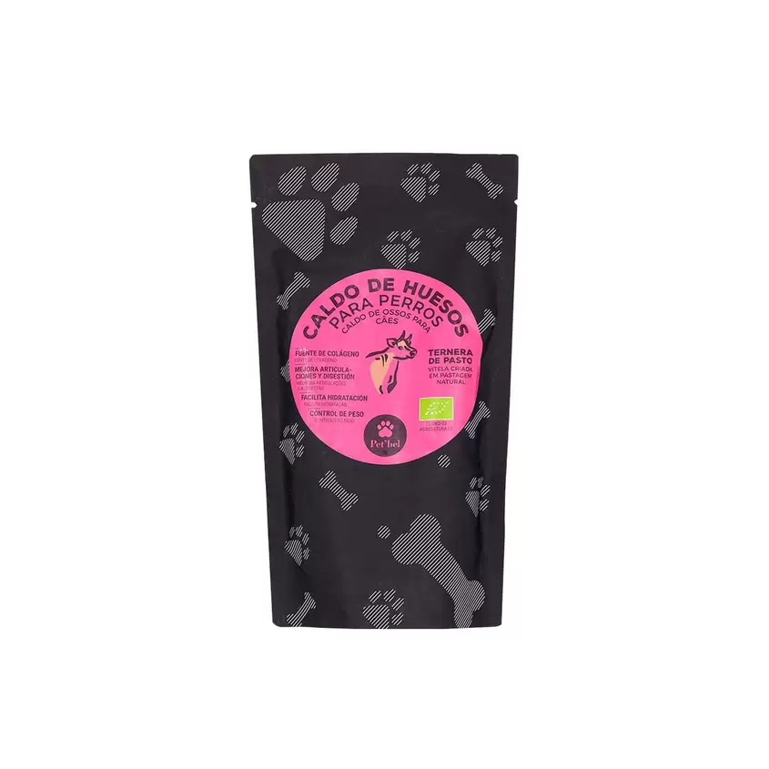 Caldo de Huesos de Ternera para Perros 230ml Pet Bel