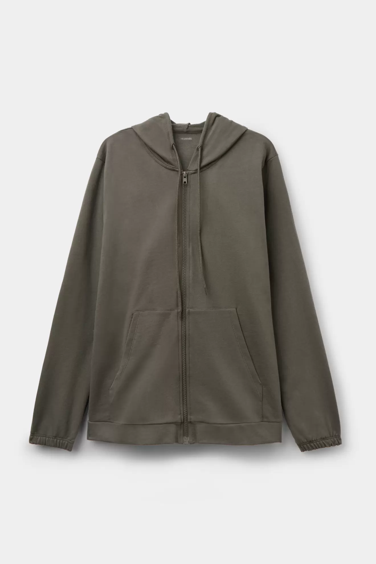 Sudadera Ligera Capucha Cremallera y Cordón Add to wishlist: Sudadera Ligera Capucha Cremallera y Cordón