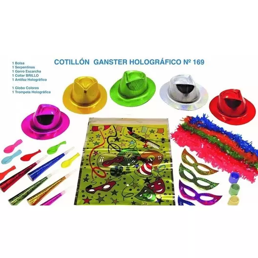 BOLSA DE COTILLÓN GANSTER...