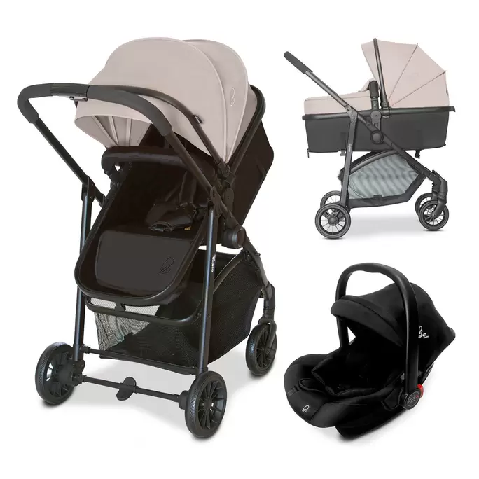 Trío Convertible Biarritz piedra