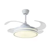 Ventilador de techo Asgard Bel Air 72W aspas retráctiles mando a distancia Ø108 cm