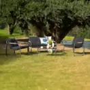 Conj. Jardim MOA GREY 4 peças