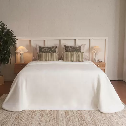 Cotton Blanket - Piumone Blanco