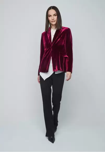 Blazer terciopelo GRANATE