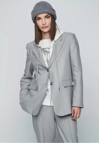 Blazer botones GRIS
