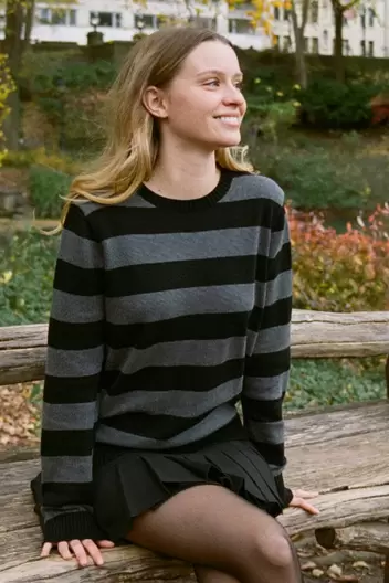 Product Name:Brianna Stripe Sweater