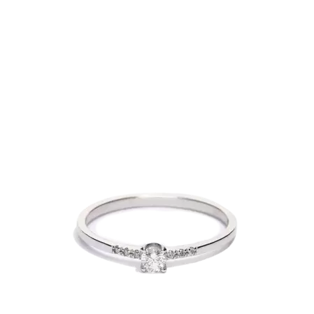 Anillo diamante natural 0.10 ct. oro 18 quilates COMET