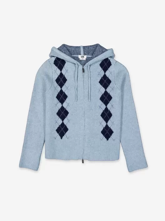 Zip-up knit sweater - ULK Alice