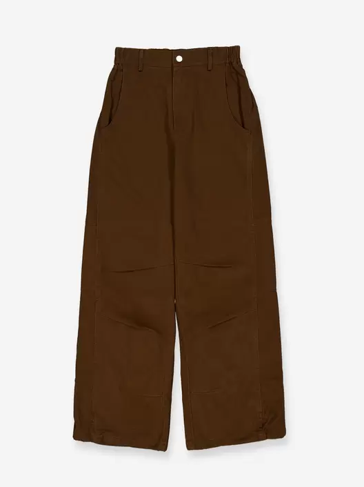 Straight baggy trousers - Mocha