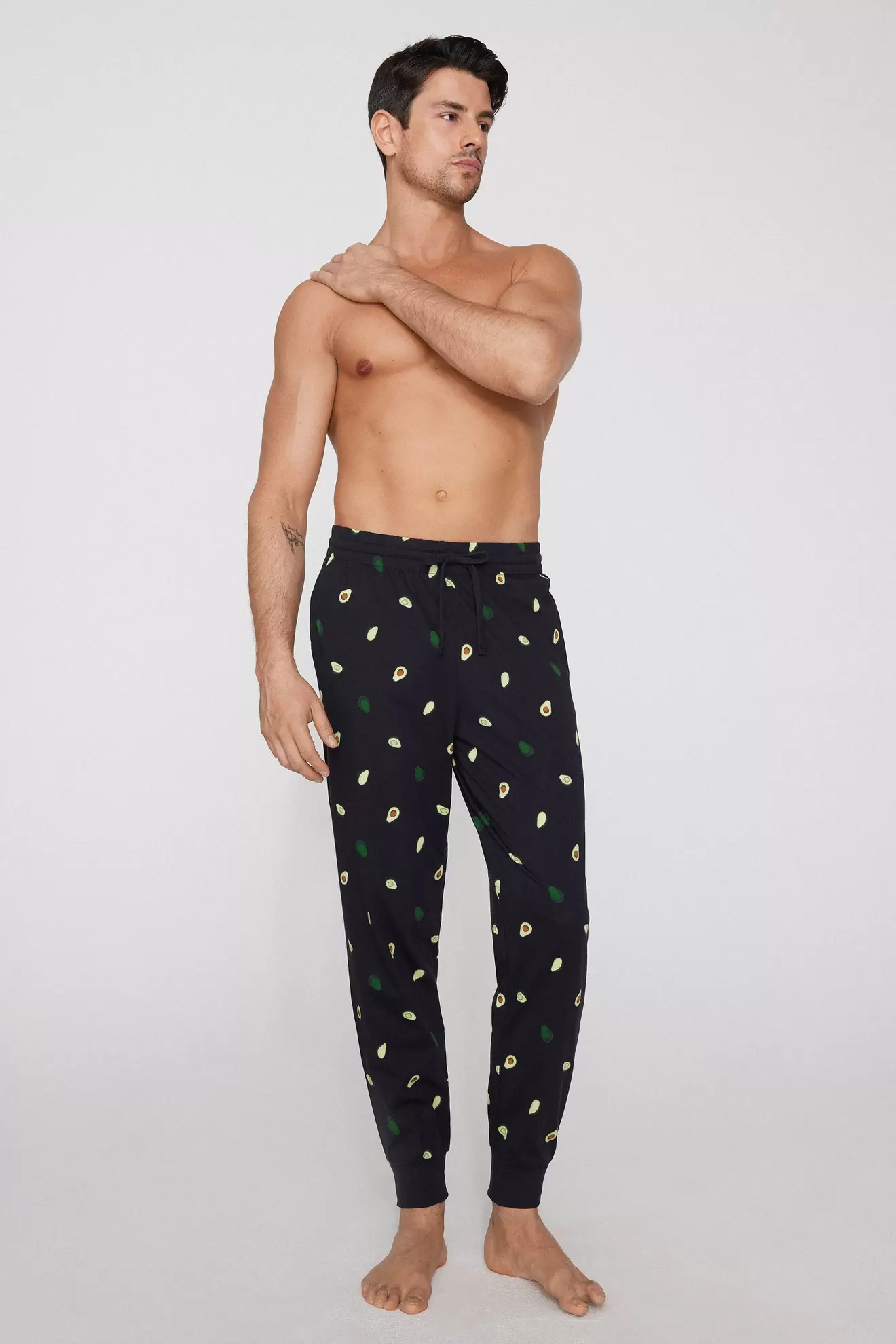 Pantalón Largo de Algodón con Puños Add to wishlist: Pantalón Largo de Algodón con Puños