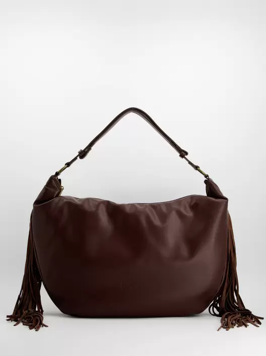 Leather bag with fringes - ULK Goudu