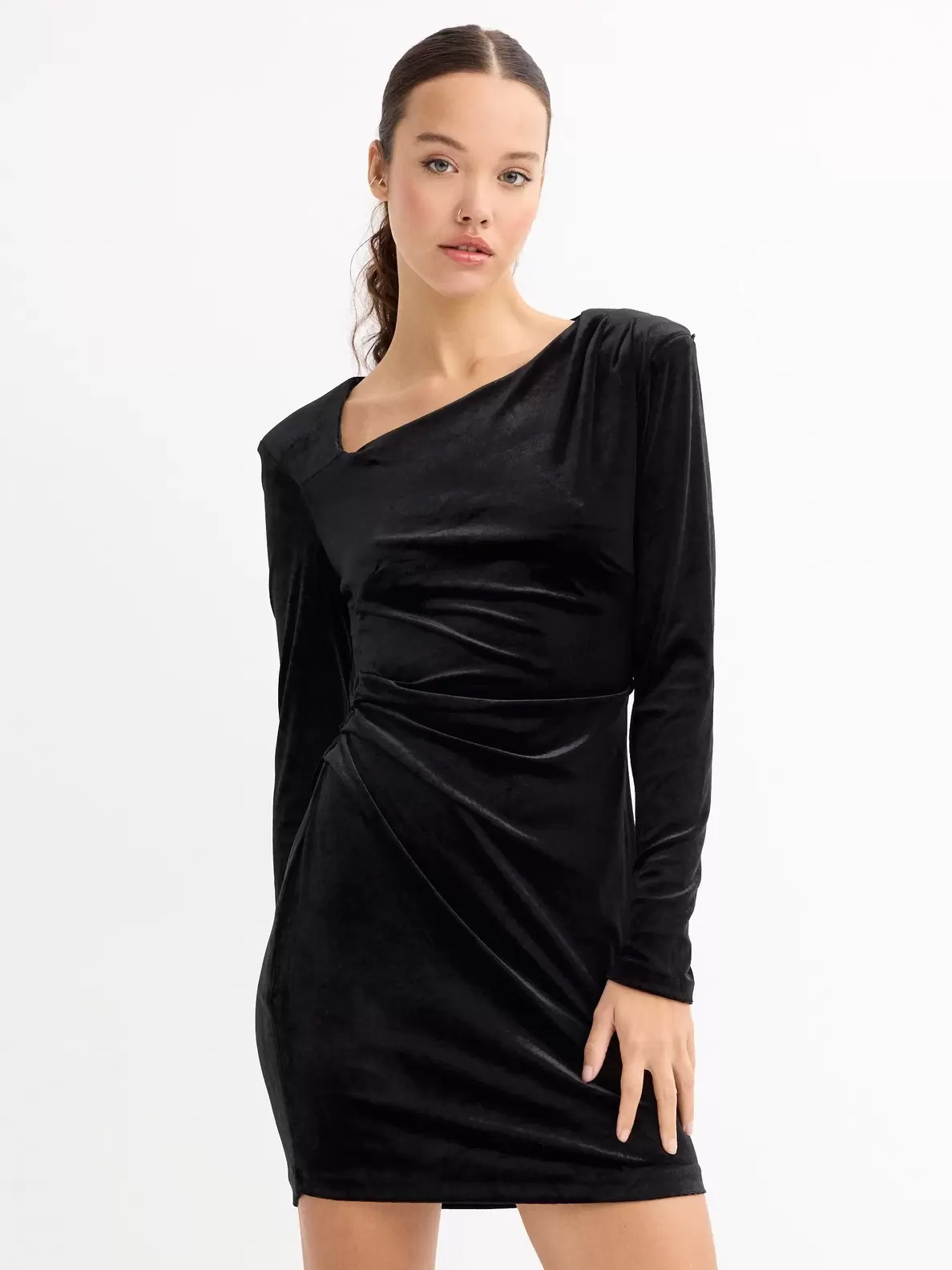 Vestido mini terciopelo...