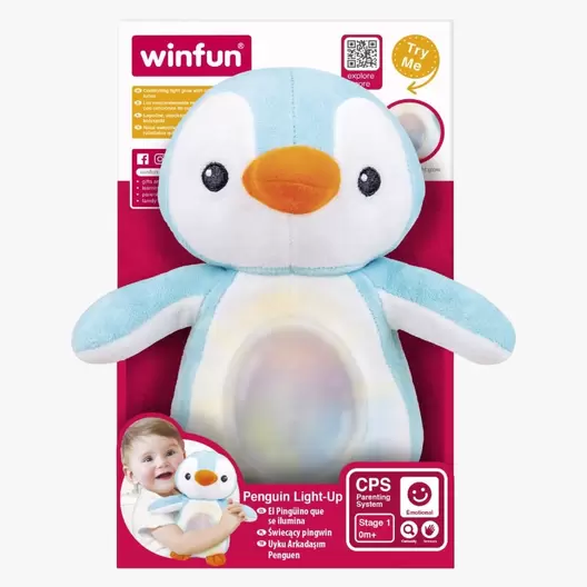 WINFUN PELUCHE PINGÜINO CON LUZ