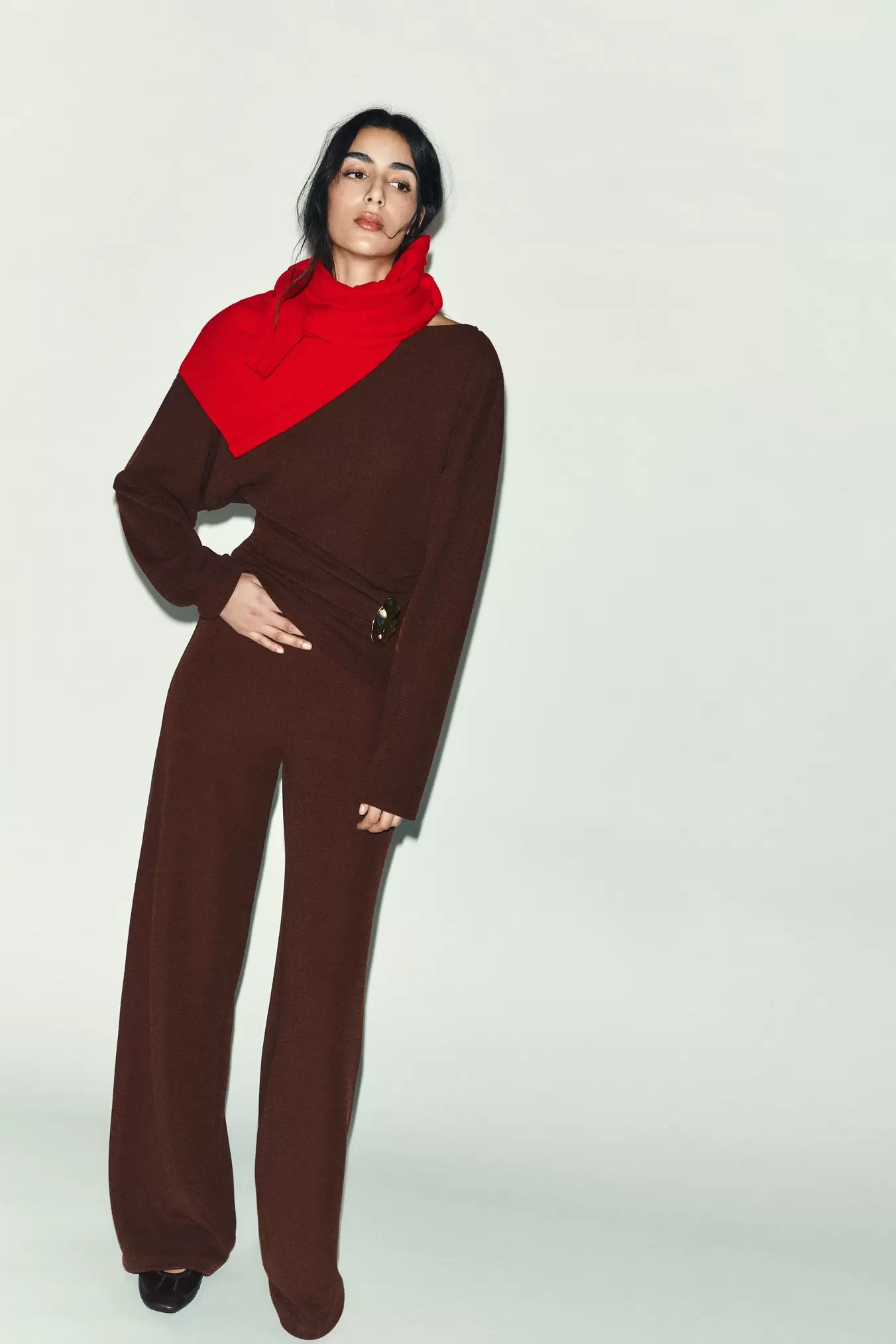 PANTALÓN ANCHO TEXTURA