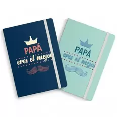 LIBRETA CON GOMA PAPA ERES...