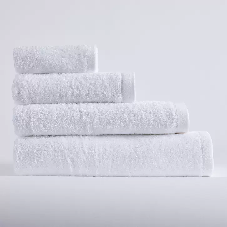 Toalla algodón 550 gr/m2 Blanco Nieve