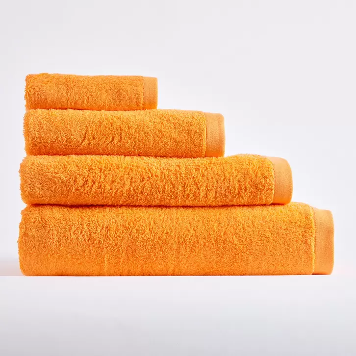 Toalla algodón 550 gr/m2 mandarina