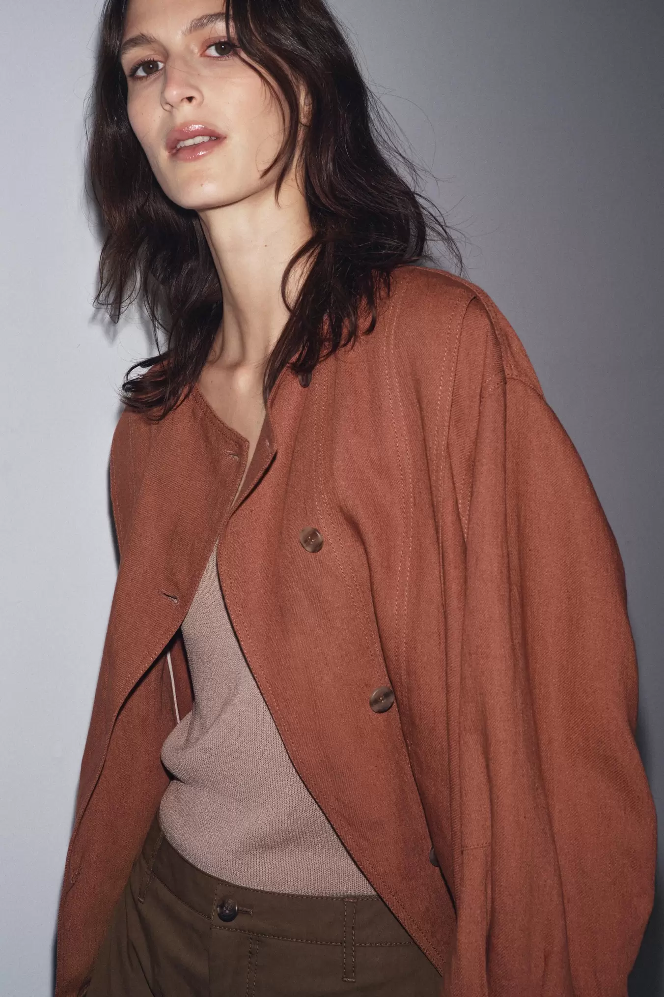 BOMBER MEZCLA LINO ZW COLLECTION