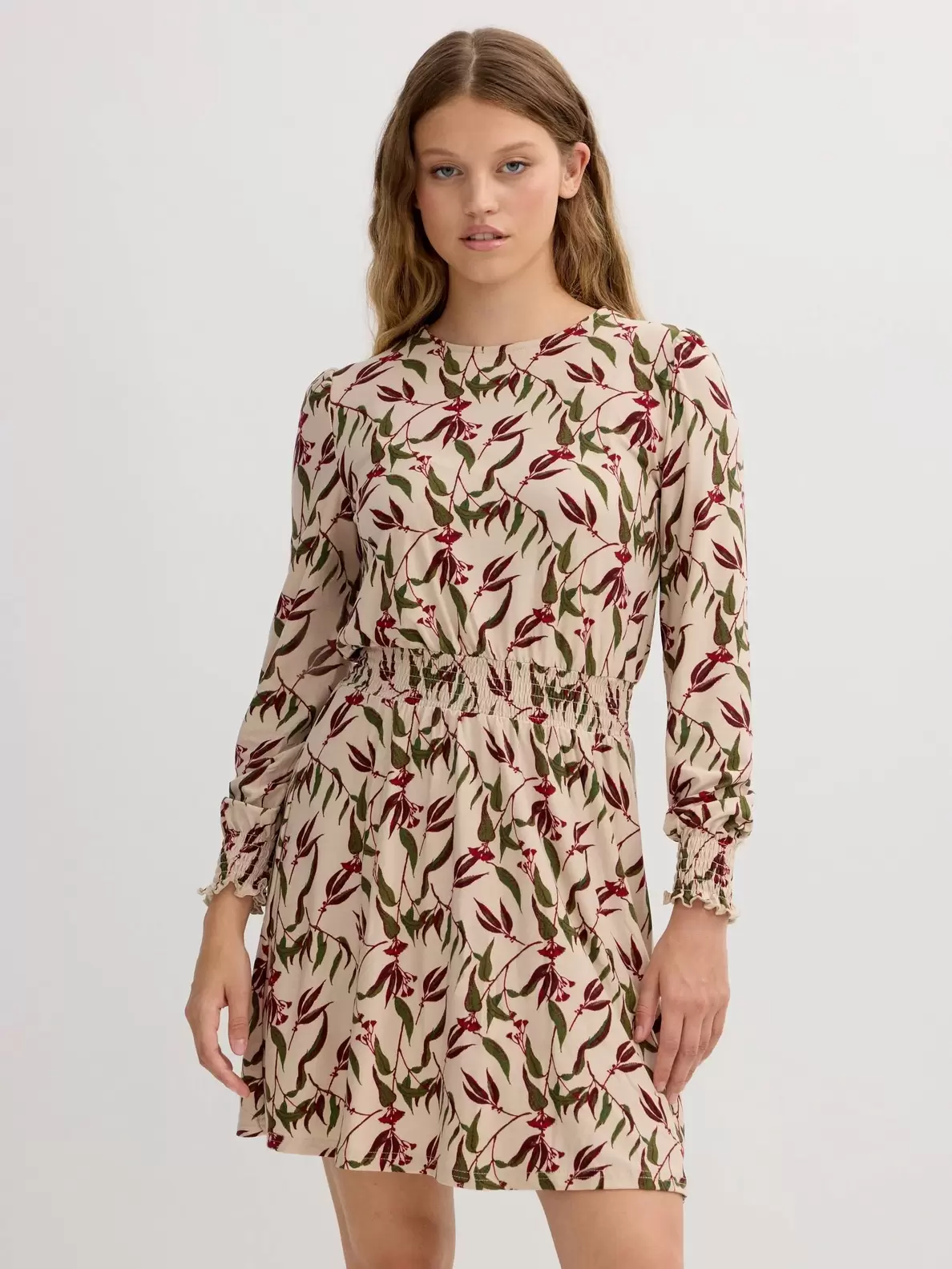 Vestido corto estampado