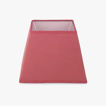 AbatJour Cuadrado en Seda Rojo