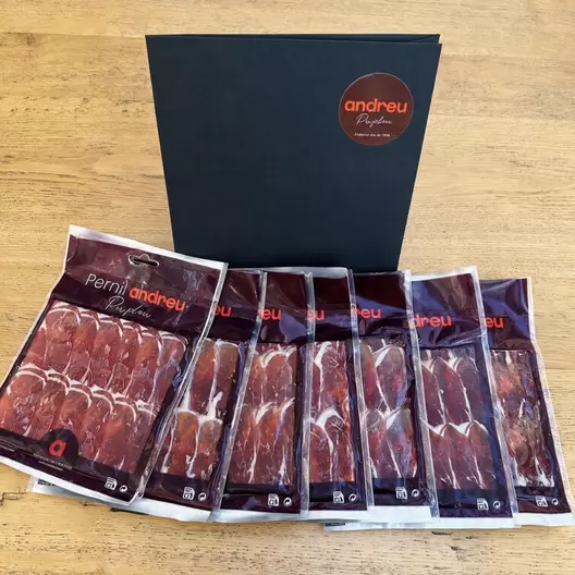 Pack de 1,050kg de centro de paleta Andreu, la parte mas codiciada de la paletilla
