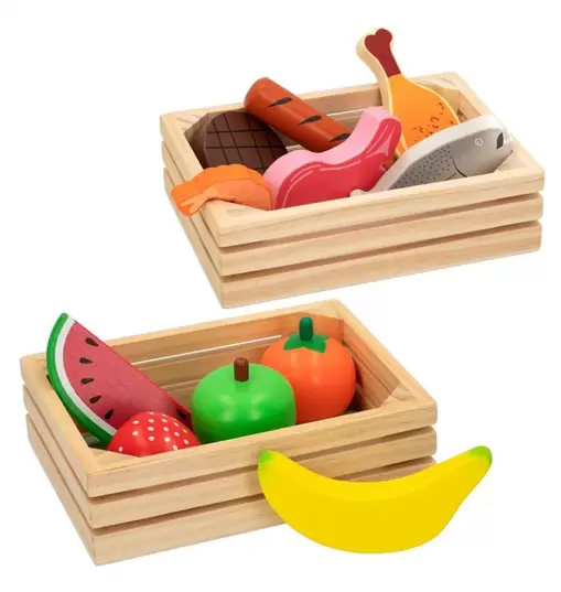 Cajas con alimentos de...