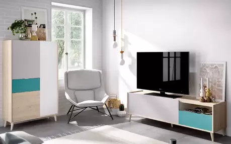 Aparador alto de tres puertas modelo Mollet Color único20159,00€229,00€Ver productoMueble bajo para TV modelo Mollet Color único20129,00€159,00€Ver producto