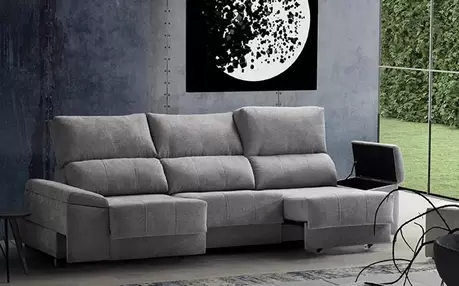 Sofá de 3 plazas extraíble blanco crema Blanes, con arcón integrado301.199,00€1.520,00€Ver producto