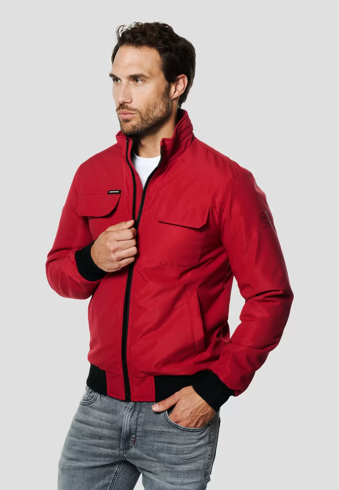 Men's lightweight windbreaker jacket