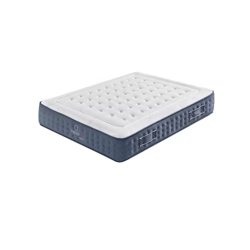 Colchón de muelles ensacados y visco con tecnología cooler efectro frío/calor