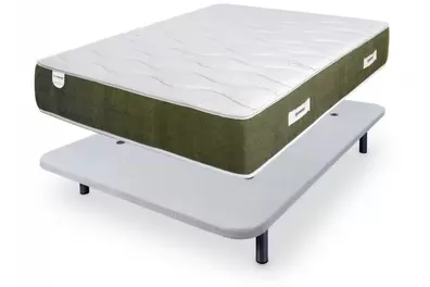 Pack Base Tapizada + Colchón