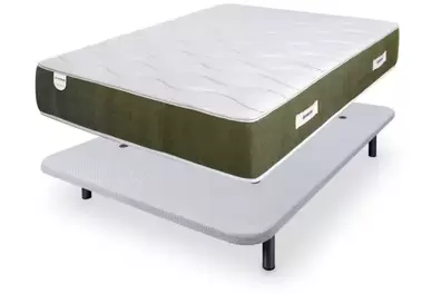 Pack Base Tapizada + Colchón