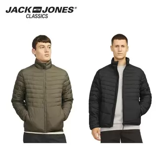 RRP £49.99 - Jack & Jones Estate Mens Puffer Jacket Warm Winter Padded Coat