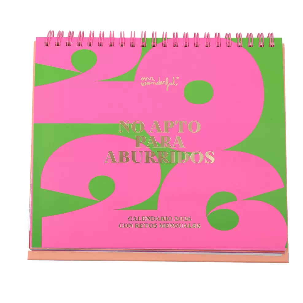 Calendario de sobremesa 2026 - No apto para aburridos