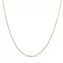 Cadena gourmette diamantada de oro amarillo 9K