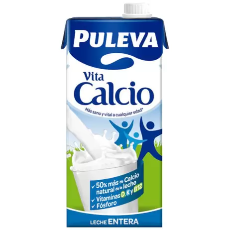Leche vita calcio Puleva entera L.