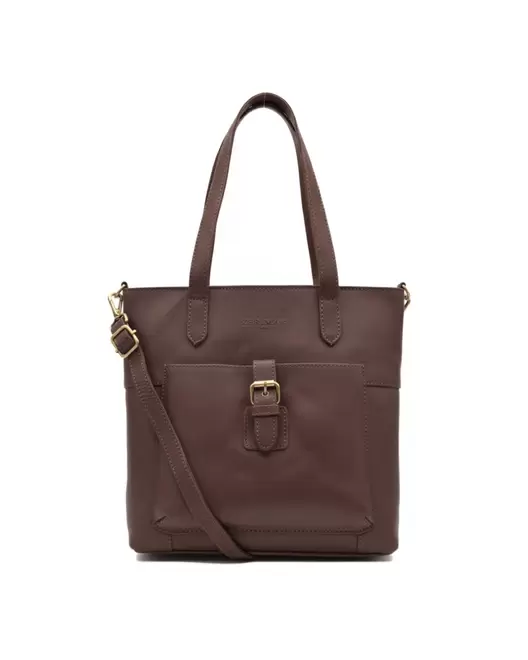 Bolso de piel doble asa...