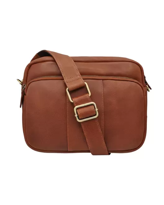 Bolso de piel bandolera...