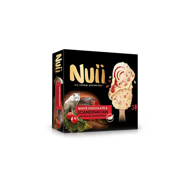 Nuii Mascarpone con Arándanos rojos (pack de 3uds)