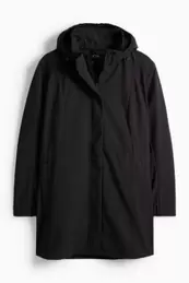 Abrigo softshell con capucha - hidrófugo - 4 Way Stretch