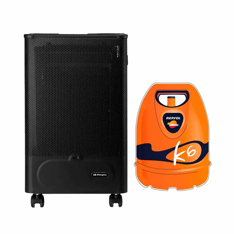 Orbegozo HBF 50 Estufa de gas con llama azul