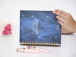 Agenda anual 2026 día vista A5 - Small steps BIG PLANS