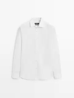 Camisa strech mezcla algodón