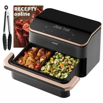 Freidora Aire Dual Cosori 10L TwinFry Negra KOSP0027EUN