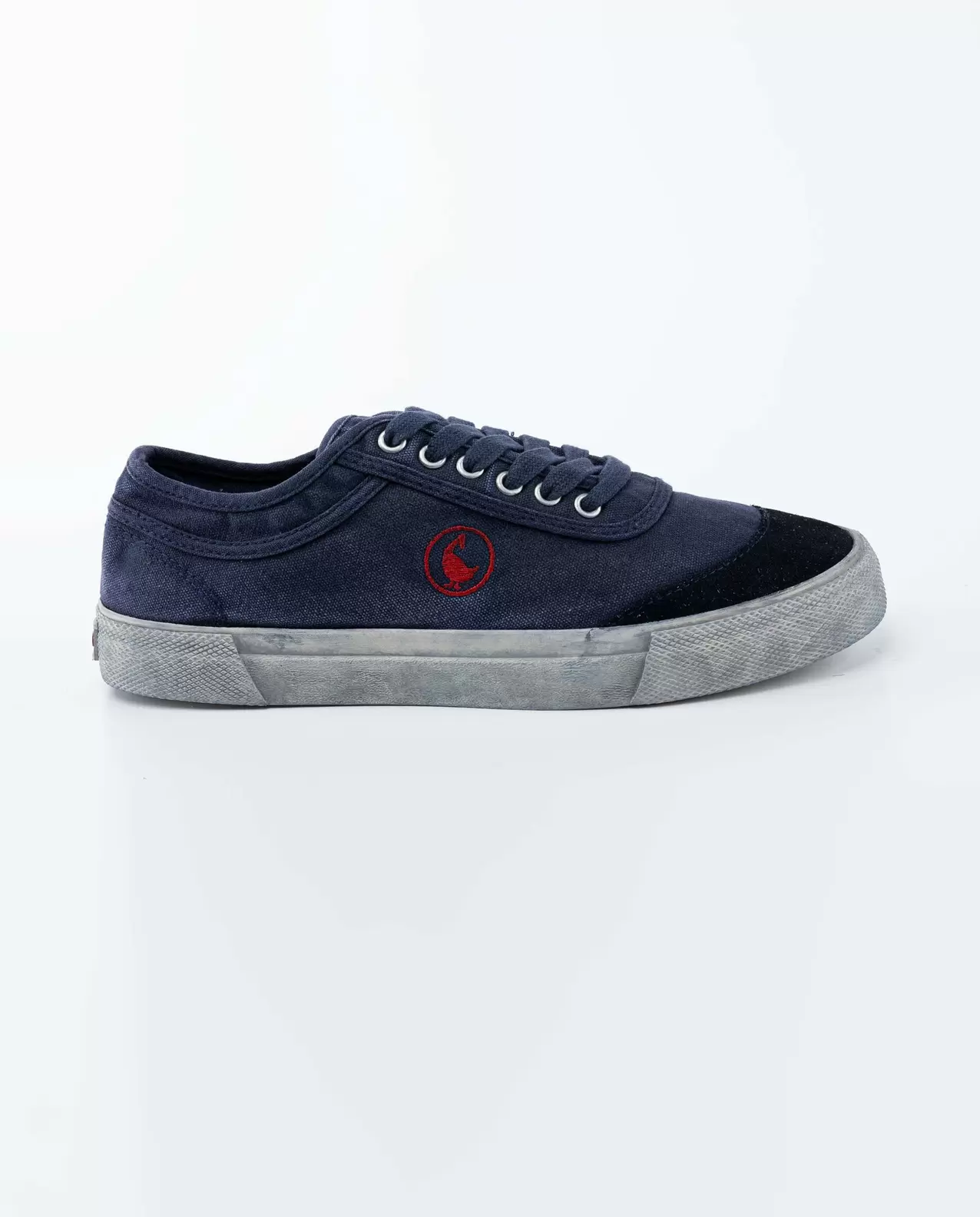 Zapatilla Squash Washed Canvas Marino